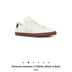 VEJA Panenka Sneaker in White, Black & Bark Size W8 /39